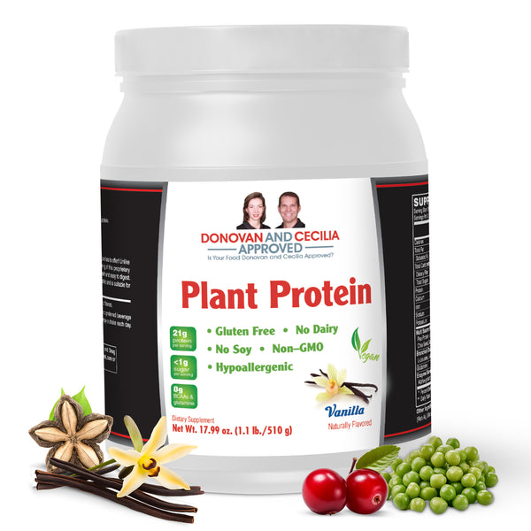 Plant Protein Powder (Vanilla) -Clean, Complete, Plant-Powered Fuel for Your Best Self