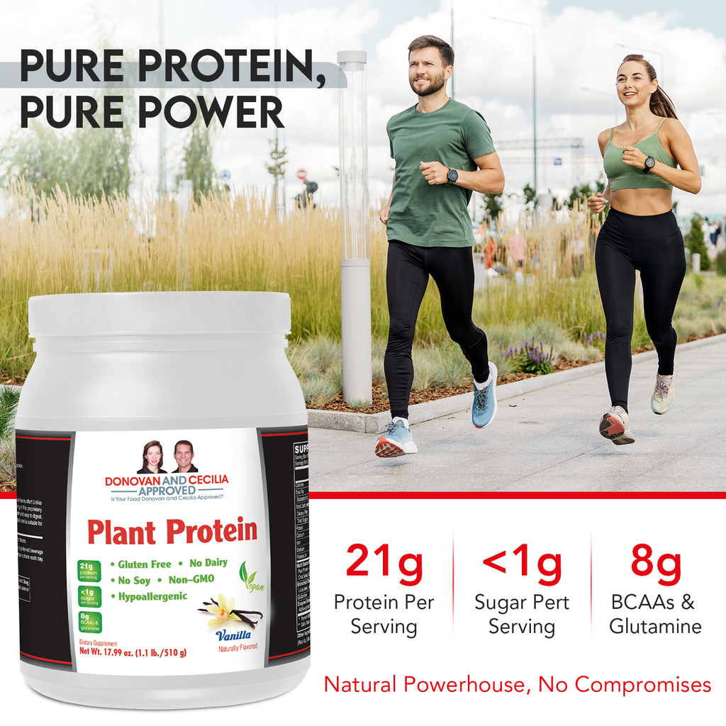 Plant Protein Powder (Vanilla) -Clean, Complete, Plant-Powered Fuel for Your Best Self